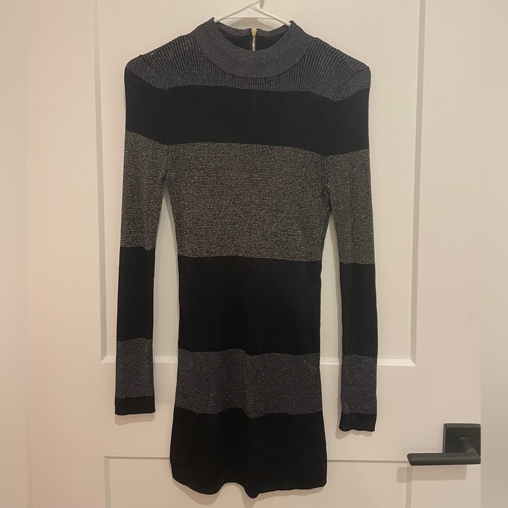NYE Black and Grey Shimmery Dress